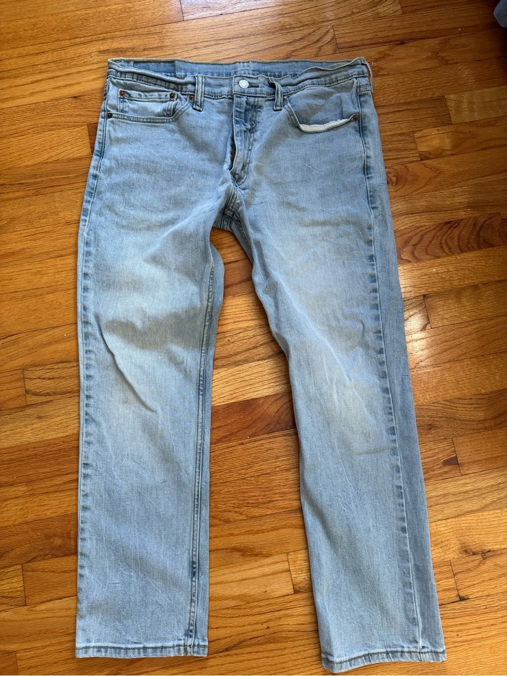 Levi's Pale Blue Straight Jeans